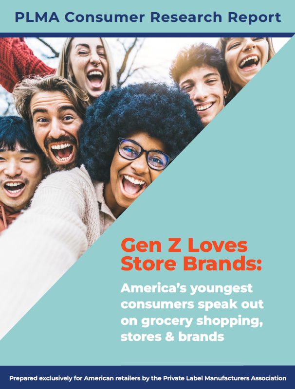 Report Cover for Gen Z Loves Store Brands  