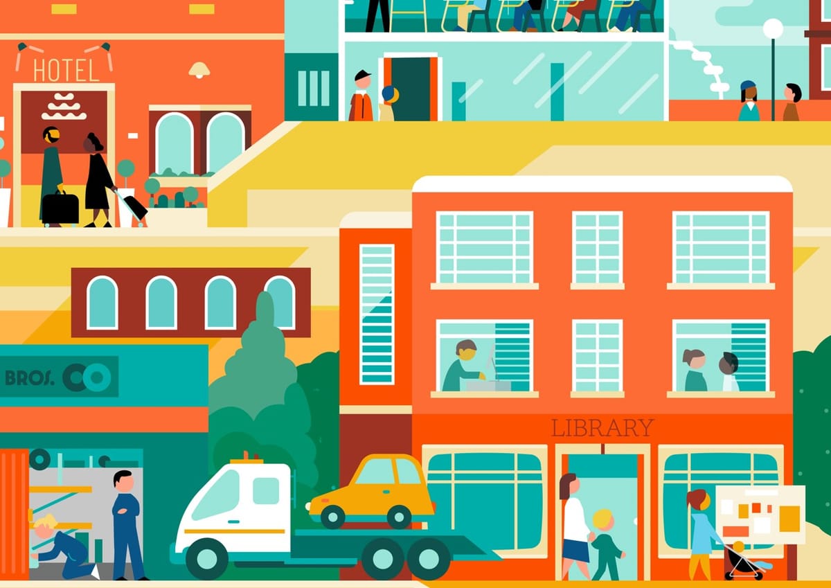 The world at work by Surveylab / Ben the Illustrator