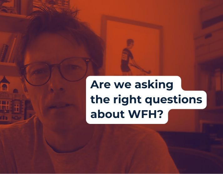 A still from the video with Dan talking